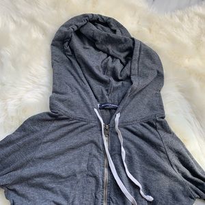 Brandy Melville Grey Gray Hoodie OS